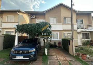 Casa em condomínio fechado com 3 quartos à venda na rua professor antônio nogueira braga, 236, parque rural fazenda santa cândida, campinas, 100 m2 por r$ 780.000