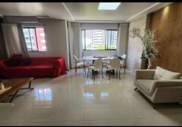 Lindo apartamento na pituba , 3 suítes , nascente , reformado e decorado , 148m2