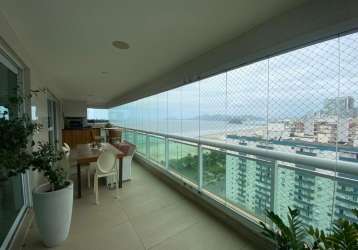 Apartamento alto padrão, vista mar, 360 m², 4 suítes, varanda gourmet no gonzaga1