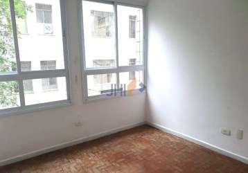 Sala comercial para locação 38m² - centro - santos