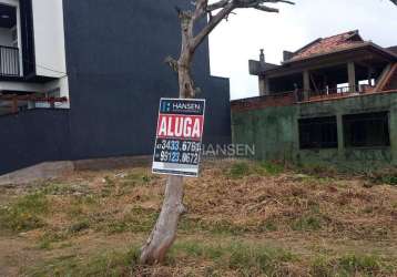 Terreno para alugar, 325 m² por r$ 800,00/mês - salinas - balneário barra do sul/sc