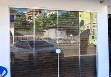 Sala para alugar, 40 m² por r$ 1.885,75/mês - saguaçu - joinville/sc