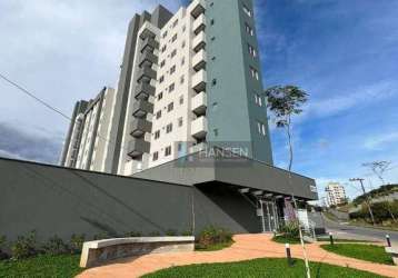 Apartamento girardino com 2 dormitórios à venda, 84 m² por r$ 380.000 - costa e silva - joinville/sc