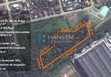 Terreno à venda, 8606 m² por r$ 1.150.000,00 - jardim sofia - joinville/sc