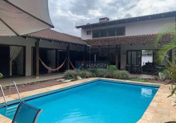 Casa com 1 suíte master + 3 dormitórios  à venda, 357 m² por r$ 1.850.000 - saguaçu - joinville/sc