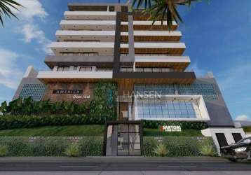 Cobertura com 3 suítes  à venda, 226 m² por r$ 2.590.000 - américa - joinville/sc