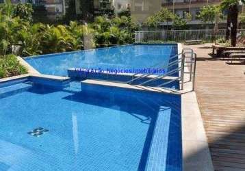 Apartamento 50m², 01 dormitório, 01 banheiro e 01 vaga de garagem.  condomínio com segurança e portaria, piscina, churrasqueira, academia