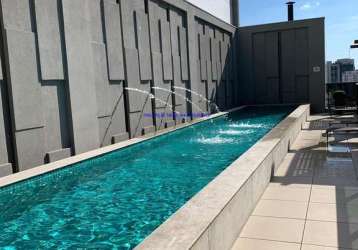 Apartamento 62.14m², 01 dormitório, 01 banheiro e 01 vaga na garagem.  condomínio com portaria 24hrs, piscina, salão de festa, churrasqueira.