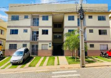 Apartamento com 2 dormitórios à venda, 53 m² por r$ 130.000,00 - mansões recreio mossoró - cidade ocidental/go