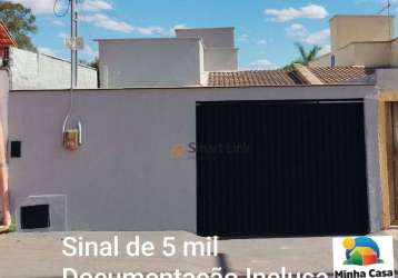 Casa com 2 quartos à venda na rua seis, setor bela vista, brazabrantes, 79 m2 por r$ 139.000