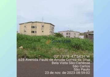 Terreno à venda na avenida paulo de arruda correa da silva, recreio dos bandeirantes, são carlos por r$ 142.120