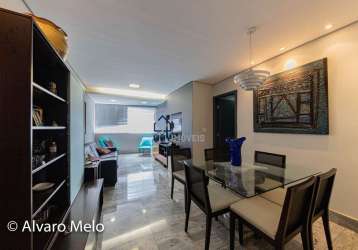 Apartamento com 3 quartos à venda na avenida artur bernardes, 216, vila paris, belo horizonte por r$ 950.000