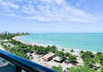 Imagine viver em um apartamento à beira-mar na praia da pajuçara, um dos locais mais desejados de maceió.