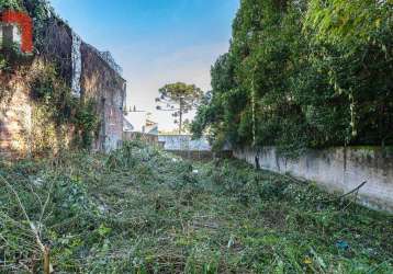 Terreno à venda, 685 m² por r$ 1.080.000,00 - bacacheri - curitiba/pr