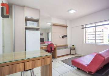 Apartamento com 1 dormitório à venda, 26 m² por r$ 260.000,00 - centro - curitiba/pr