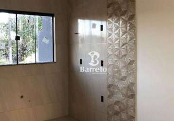 Casa com 2 dormitórios à venda, 63 m² por r$ 285.000 - ricardo - londrina/pr