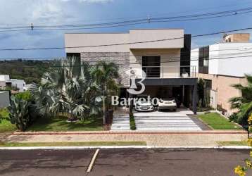 Sobrado com 4 dormitórios à venda, 376 m² por r$ 3.900.000,00 - sun lake residence - londrina/pr