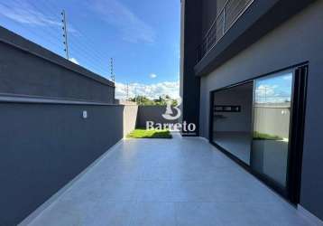 Sobrado com 3 dormitórios para alugar, 250 m² por r$ 5.320,00/mês - parque tauá - cond. araçari - londrina/pr