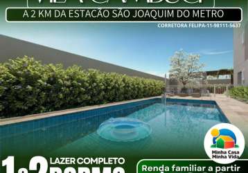 Apartamentos com 1 e 2 dorm. centro do cambuci