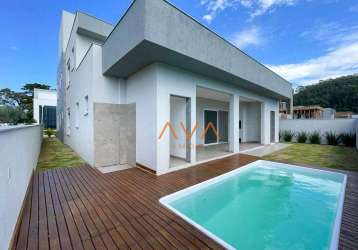 Casa com 4 dormitórios sendo 4 suítes à venda, 450 m² por r$ 3.390.000 - ingleses - florianópolis/sc