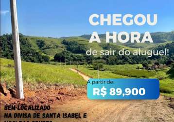 Lotes próximos ao lago