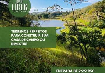 Terrenos perfeitos para construir sua casa de campo ou investir! clique e saiba mais!