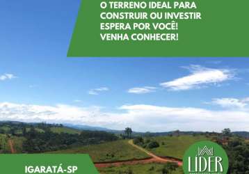 O terreno ideal para construir ou investir espera por você! não perca tempo e venha conhecer!