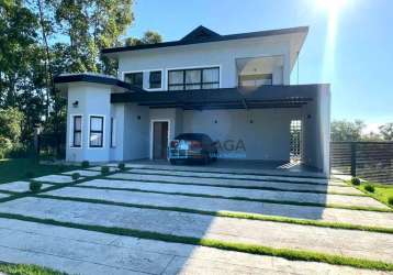 Casa com 4 dormitórios à venda, 420 m² por r$ 2.800.000,00 - recanto santa barbara - jambeiro/sp