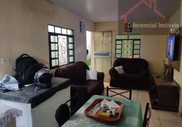 Casa para venda em contagem, nova contagem, 2 dormitórios, 1 banheiro