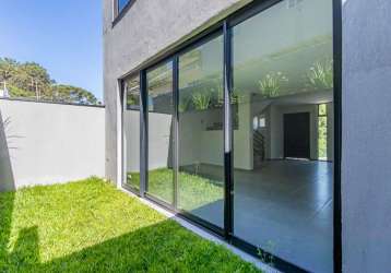 Casa em condomínio fechado com 3 quartos à venda na rua walace landal, 220, santa cândida, curitiba, 118 m2 por r$ 639.900