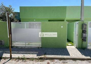 Casa com 2 dormitórios à venda, 64 m² por r$ 180.000 - fazendinha - araruama/rj