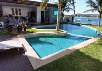 Casa com 4 dormitórios à venda por r$ 8.500.000,00 - passagem - cabo frio/rj