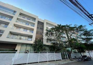 Apartamento com 2 dormitórios, 80 m² - venda por r$ 500.000,00 ou aluguel por r$ 3.500,00/mês - braga - cabo frio/rj