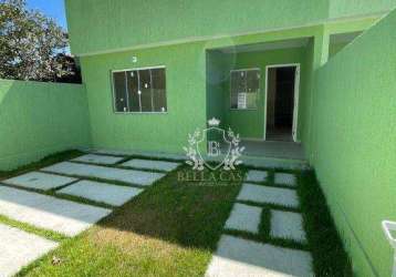 Casa com 2 dormitórios à venda, 64 m² por r$ 180.000,00 - fazendinha - araruama/rj