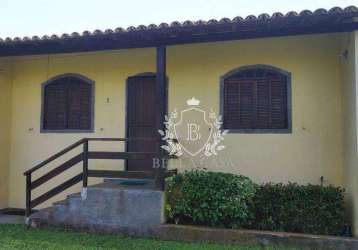 Casa com 1 dormitório à venda, 51 m² por r$ 250.000,00 - bananeiras - araruama/rj