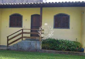 Casa com 1 dormitório à venda, 50 m² por r$ 250.000,00 - bananeiras - araruama/rj