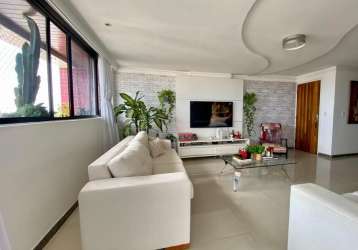 Apartamento amplo e elegante em manaíra, joão pessoa