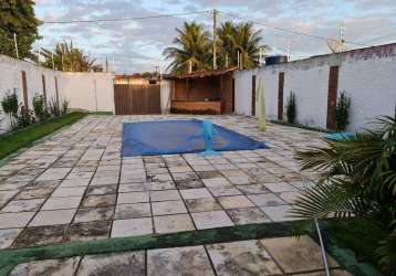 Casa 2 dorm com piscina no caminho da praia e centro de tibau do sul