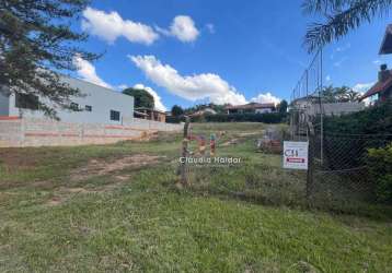 Terreno à venda, 838 m² por r$ 1.090.000,00 - condomínio vista alegre - sede - vinhedo/sp