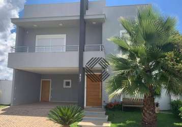 Sobrado, 318 m² - venda por r$ 2.790.000,00 ou aluguel por r$ 15.850,00/mês - alphaville nova esplanada - votorantim/sp