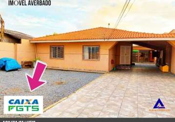 Imóvel averbado com duas casas