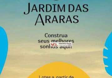 Terreno à venda, 150 m² por r$ 210.000,00 - jardim das araras - indaiatuba/sp