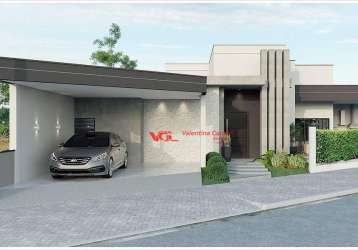 Casa com 3 dormitórios à venda, 170 m² por r$ 1.385.000,00 - loteamento park gran reserve - indaiatuba/sp