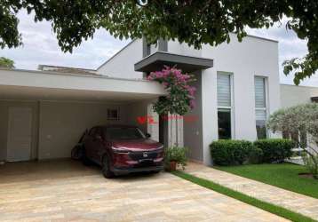 Linda casa com 3 dormitórios à venda, 280 m² por r$ 1.700.000 - portal de itaici - indaiatuba/sp