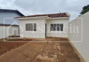 Casa para venda em brotas, planalto, 2 dormitórios, 1 banheiro, 2 vagas