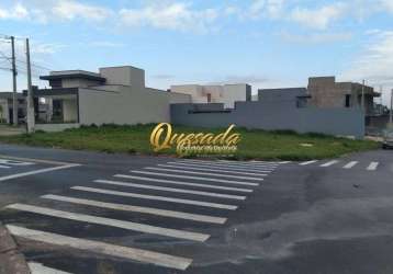 Ótimo terreno residencial de esquina á venda com 218 m², condomínio vila ytú, indaiatuba.