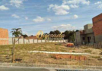 Excelente terreno à venda, 373 m², boa localização - condomínio laguna, indaiatuba