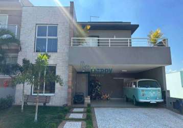 Casa com 3 dormitórios à venda, 210 m² por r$ 1.400.000,00 - condomínio residencial yucatan - paulínia/sp