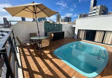 Cobertura duplex no rio vermelho com 3|4, 02g e 120m²