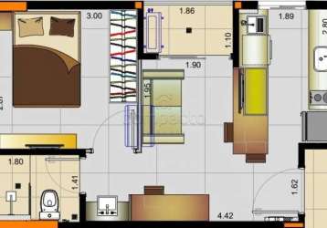 Apartamento studio em são josé do rio preto